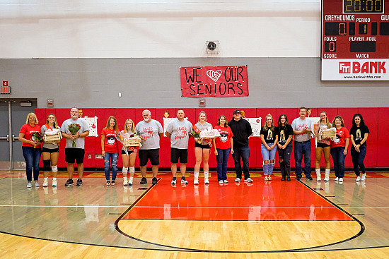 Dixie Volleyball Senior Night 2023